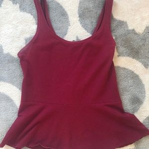 Maroon/Red Tank